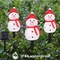 Solar Landscape Pathway, 3PCS Snowman Shape Solar Christmas Decorations Outdoor Christmas Lights Decor for Yard, Patio, and Porch, Christmas Stakes Lights